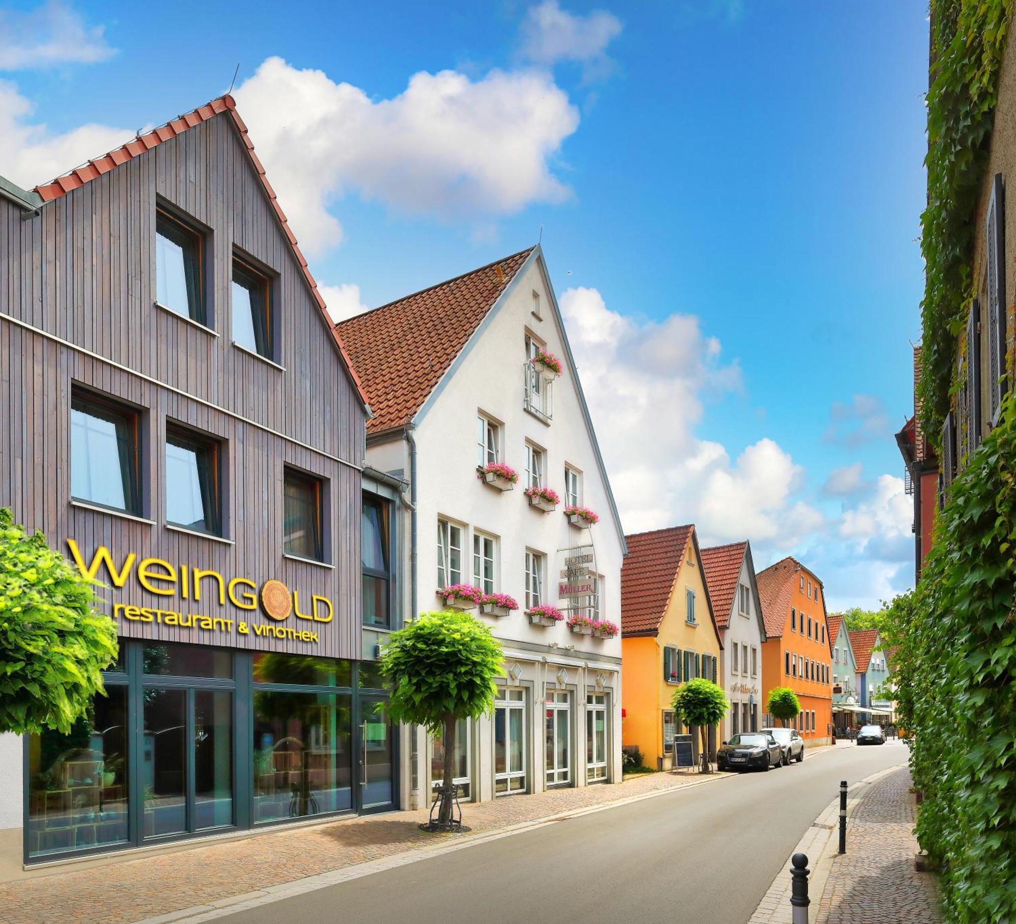 Hotel Mueller Cafe & Wein - Mondholzhotel Veitshochheim Exterior photo